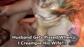 An unknown black guy from a dating site took off his condom in the finale and squirted his dick on a horny woman