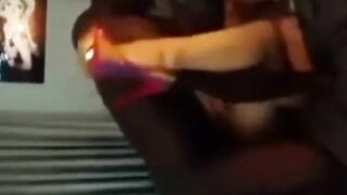 Blonde Milf in Heels Takes BBC Creampie