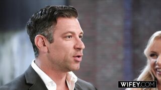 5-BBC Gangbang While Hubby Watches